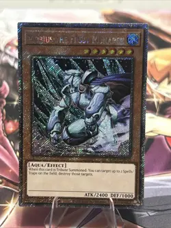 YuGiOh! Mobius the Frost Monarch - RA03-EN142 - Platinum Secret Rare 1st Edition - Image 1