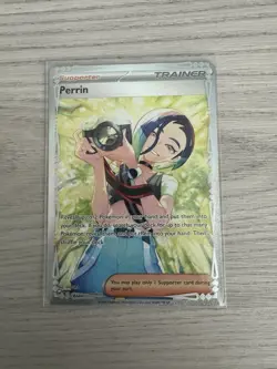 Pokemon TCG Perrin Card 220/167 Twilight Masquerade Special Illustration Rare - Image 1