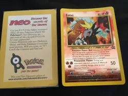 ENTEI # 34 Black Star Promo Factory SEALED Holo WOTC Pokemon Card Holofoil Mint - Image 1