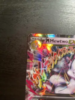 Pokemon M Mega Mewtwo EX Ultra Rare Holo TCG Card 64/162 XY Breakthrough - Image 2