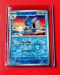 Pokemon 151 Squirtle Wartortle & Blastoise Ex Cards 7-9 - Image 3