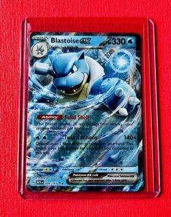 Pokemon 151 Squirtle Wartortle & Blastoise Ex Cards 7-9 - Image 4