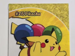2000 Topps Chrome Pokemon TV Animation Edition Series 2 Clear Pikachu Card - Image 2
