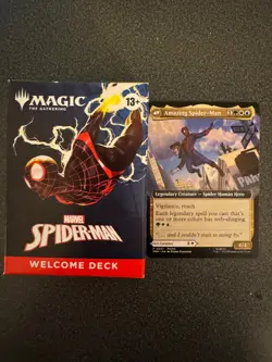 2025 NYCC MTG Spiderman Welcome Deck 4 Boxes With 4 2-sided Promo Cards - Image 2