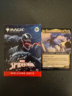 2025 NYCC MTG Spiderman Welcome Deck 4 Boxes With 4 2-sided Promo Cards - Image 3