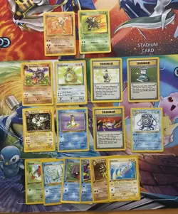 Vintage Pokemon Card Lot WOTC Holo Fire First Edition Shadowless Etc Aerodactyl - Image 1