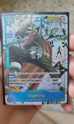 One Piece Card Game Sogeking OP03-122 SEC Manga Rare Pillars of Strength Alt Art - Image 1