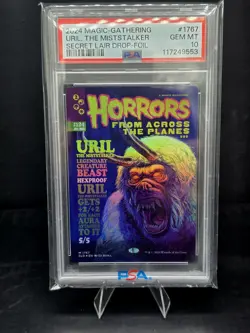 2024 Magic The Gathering Secret Lair Uril The Miststalker Foil PSA 10 - Image 1