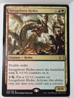 Savageborn Hydra - Double Masters - Magic the Gathering MTG Nice! - Image 1