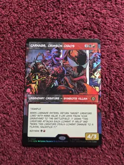 Carnage Crimson Chaos 0227 Foil (Extended Art) Marvels Spider-Man - Image 1