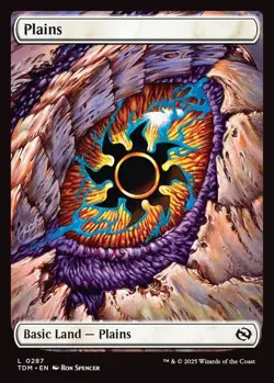 MTG Plains (# 0287), New/Unplayed, Tarkir Dragonstorm Regular/NonFoil - Image 1