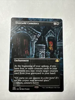 Oversold Cemetery (Borderless) Dominaria Remastered Regular - Image 1