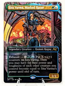 ​Sita Varma | Borderless | MTG Aetherdrift DFT | EDH Bant +1/+1 Counters |NEW NM - Image 1