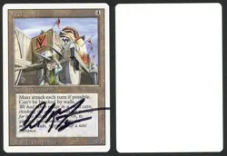 ***Juggernaut Artist Proof Signed*** MTG Revised Dan Frazier Kid Icarus - Image 1