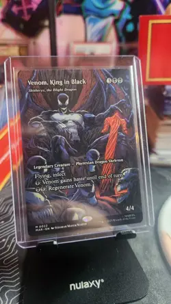 MTG Venom, King in Black 0022 Regular (Borderless) Marvel Eternal-Legal NM MAR - Image 1