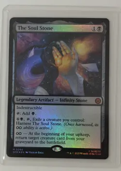 The Soul Stone - Marvel's Spider-Man - Foil - MTG - Magic The Gathering #0066 - Image 1