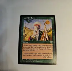 Worldly Tutor Mirage 1996 Excellent Mtg Magic The Gathering Illus David O’Connor - Image 1