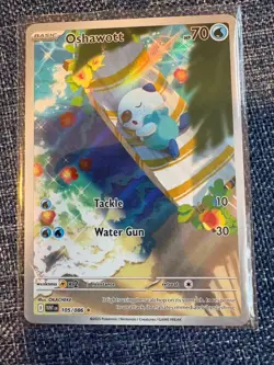 Oshawott Illustration Rare SV: White Flare 105/086 MINT NEW Pokemon TCG 2025 - Image 1