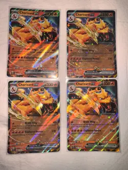 Pokemon TCG Charizard ex Scarlet & Violet-151 006/165 Holo Double Rare Lot of 4 - Image 1