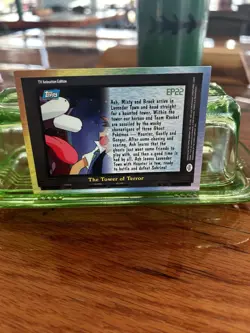 2000 Topps Pokemon Tv Animation Series 2 EP 22 The Tower Of Terror -Non Foil - Image 2