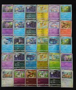 2025 Pokemon Chinese CBB2C 03 07/14 09 08/15 02 07/14 07 08/15 Leafeon Lot*30 LY - Image 1