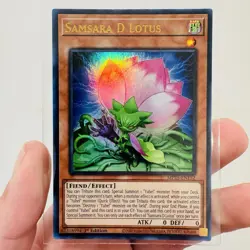 Yu-Gi-Oh! TCG Samsara D Lotus 1st Edition Ultra Rare NM - Image 1