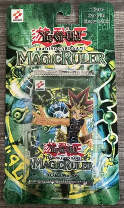2002 Original Magic Ruler Blister Pack - Yu-Gi-Oh! Blister Pack NEW - Image 1