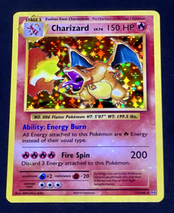 2016 Pokemon CHARIZARD Evolutions HOLO BLEED Misprint ERROR Card 11/108 XY Rare - Image 3