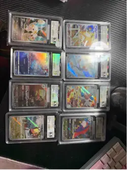 Pokemon Trading Card Game BCTC9.5 &10 AR CHR one set Lot*8 Japanese J31 - Image 1
