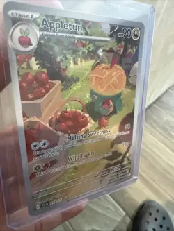 Pokemon TCG Appletun 211/191 Surging Sparks Full Art Holo Card Illustration Rare - Image 2