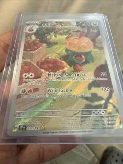 Pokemon TCG Appletun 211/191 Surging Sparks Full Art Holo Card Illustration Rare - Image 3