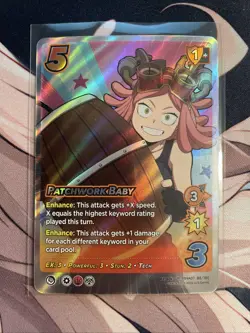 Patchwork Baby My Hero Academia: Girl Power #88 Universus TCG Card UR Foil - Image 1