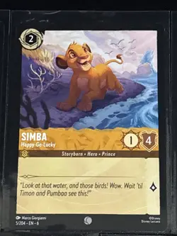 Disney Lorcana The Lion King Theme 20 Card Lot Simba/Nala/Mufasa/Scar/Rafiki/Ed - Image 3