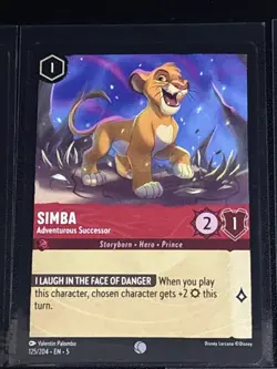 Disney Lorcana The Lion King Theme 20 Card Lot Simba/Nala/Mufasa/Scar/Rafiki/Ed - Image 4