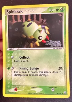 Spinarak 78/109 EX Team Rocket Returns Pokemon Card Reverse Holo Common - Nm/Vlp - Image 3
