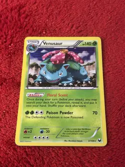 Venusaur 3/108 Dark Explorers Holo Pokemon Card Played - Image 5