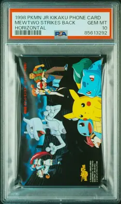 PSA 10 1998 Pokemon Japanes Phone Card Mewtwo Strikes Back JR Kikaku - Image 1