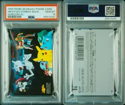 PSA 10 1998 Pokemon Japanes Phone Card Mewtwo Strikes Back JR Kikaku - Image 3