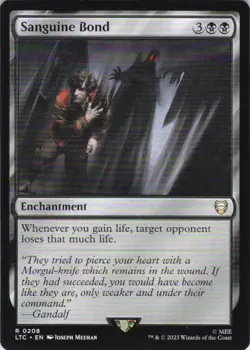 MTG Sanguine Bond (208) | NM | Commander: The Lord of the Rings {LTC} - Image 1