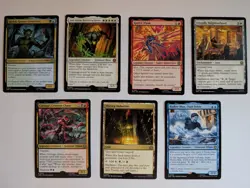 MTG Spider-Man Halo Error 6 Card LOT - Image 1