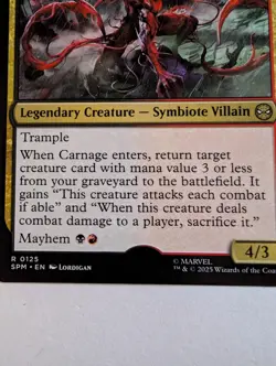MTG Spider-Man Halo Error 6 Card LOT - Image 2