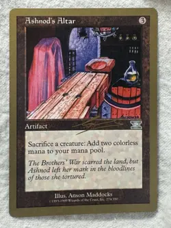 MTG - Ashnod's Altar - 2000 Nicolas Labarre World Champ - NM - Free Shipping! - Image 1