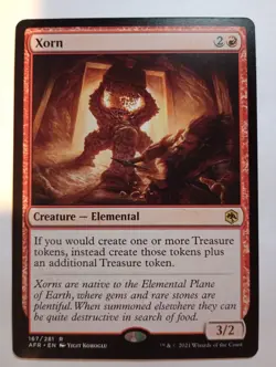 MTG Xorn Adventures in the Forgotten Realms 167/281 Regular Rare NM - Image 1