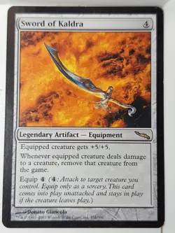 Sword of Kaldra - Mirrodin - Magic the Gathering MTG Nice! - Image 1