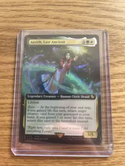 1x Aerith, Last Ancient, Foil, Final Fantasy, Magic MTG R0163 NM - Image 1