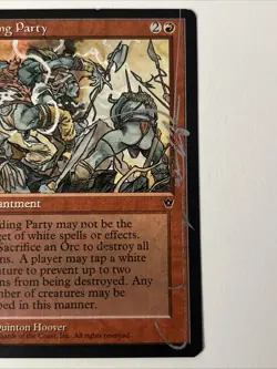 Signed Raiding Party (Enchantment) Quinton Hoover MTG - Image 2