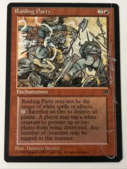 Signed Raiding Party (Enchantment) Quinton Hoover MTG - Image 3