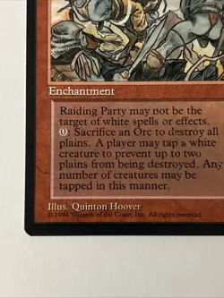 Signed Raiding Party (Enchantment) Quinton Hoover MTG - Image 5