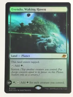 Evendo, Waking Haven FOIL Edge of Eternities 253 LP Magic MTG - Image 1