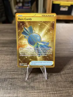 Pokemon Card TCG Scarlet & Violet Base Set Holo Gold Rare Candy 256/198 SV01 NM - Image 1